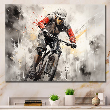 Bicycle Pedal Power I - Bicycle Canvas Wall Art